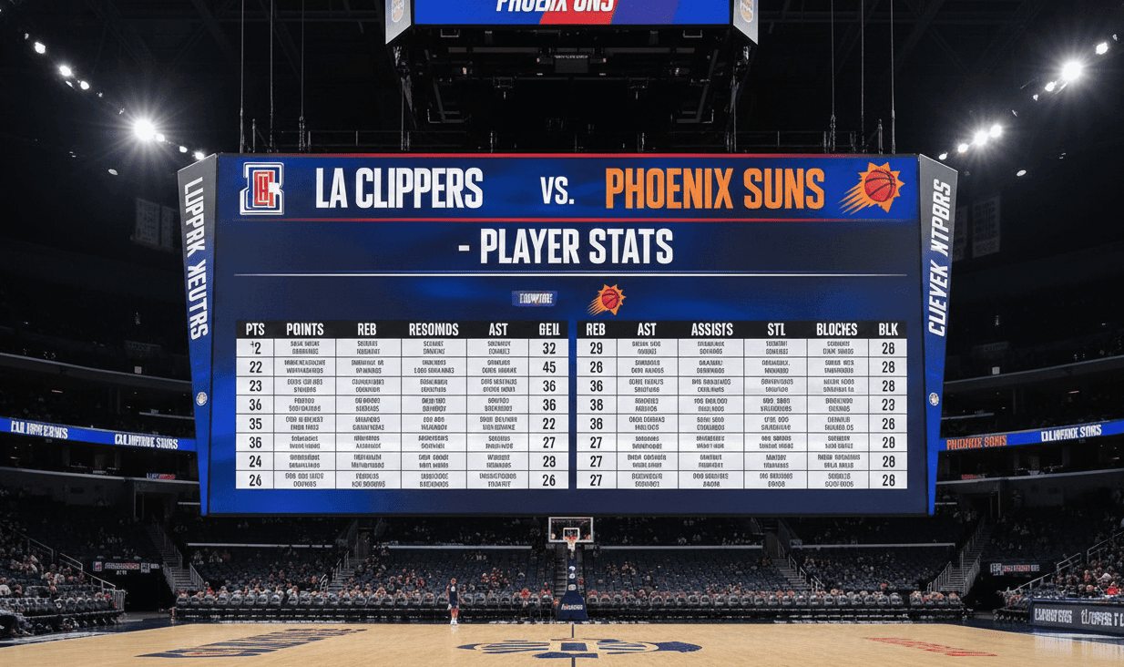 Clippers vs Suns Performance Comparison