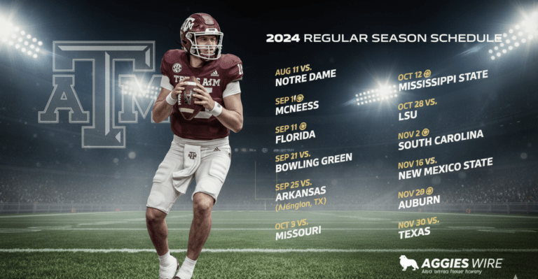 texas a&m football schedule