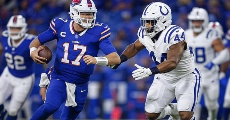 buffalo bills vs colts match player stats