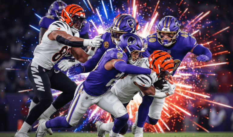 baltimore ravens vs bengals match player stats