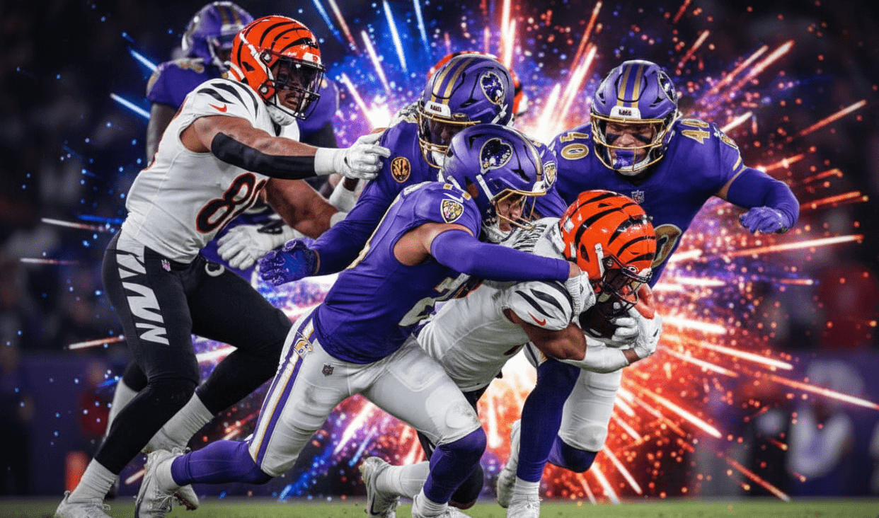 baltimore ravens vs bengals match player stats